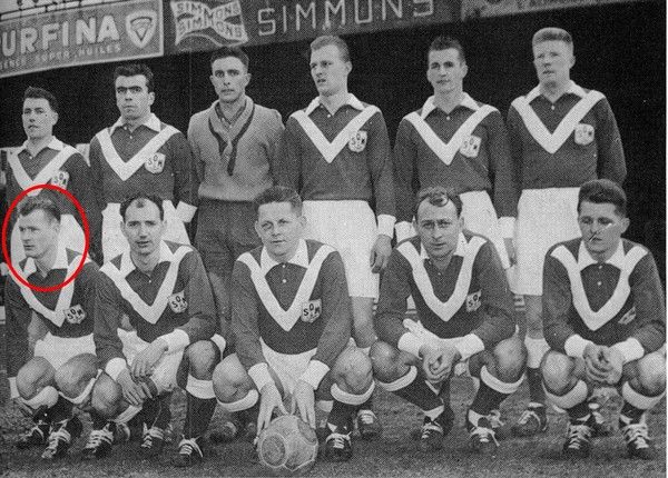 Photo Tirage Original 1964 – Finale Coupe France Stade Français-Reims – Kopa, Baconnier – 13x18cm
